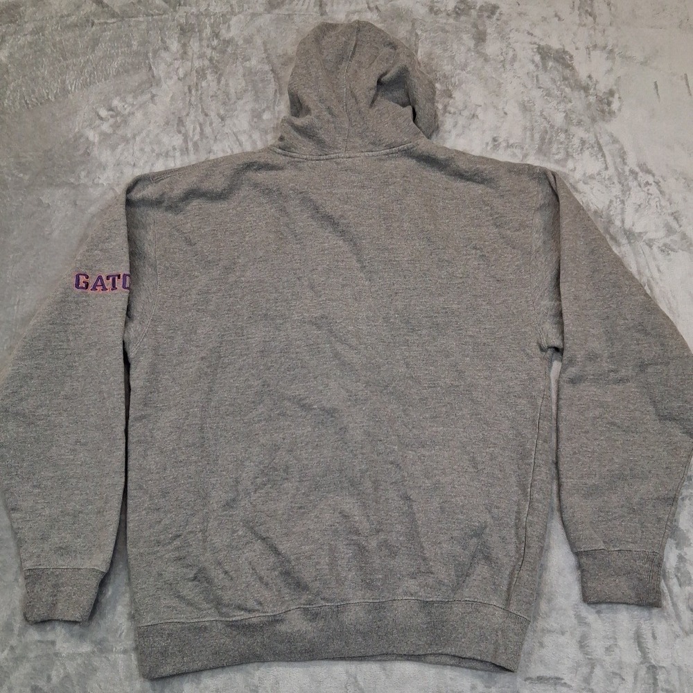 Vtg Old Varsity Brand XL Florida Gators Grey Hoodie Pullover College Sweatshirt - Picture 2 of 8